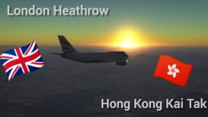 How long is the flight from London to Hong Kong